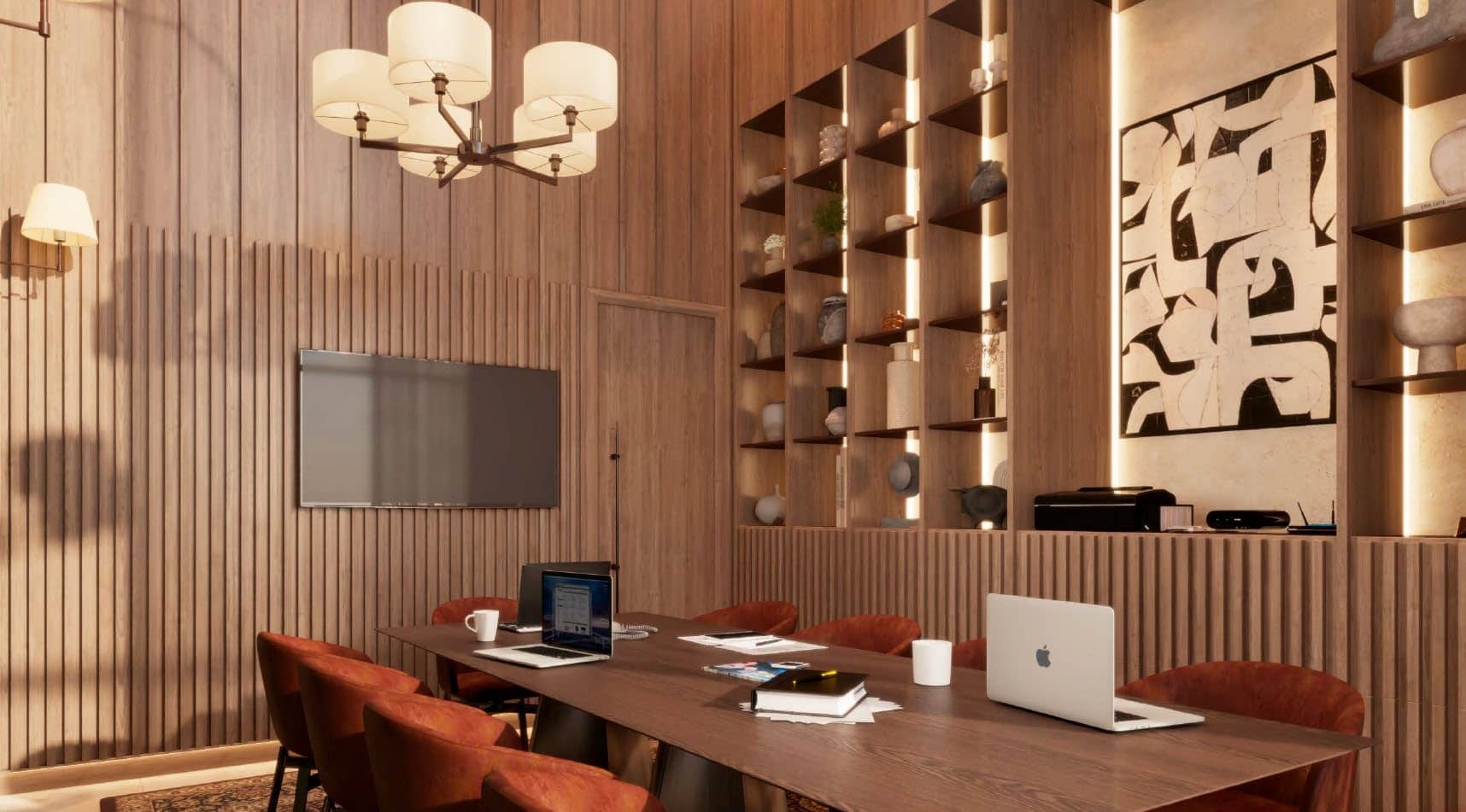 Duplex penthouse interior at SAAS Heights Al Reem Island Abu Dhabi featuring expansive layout and panoramic waterfront views.