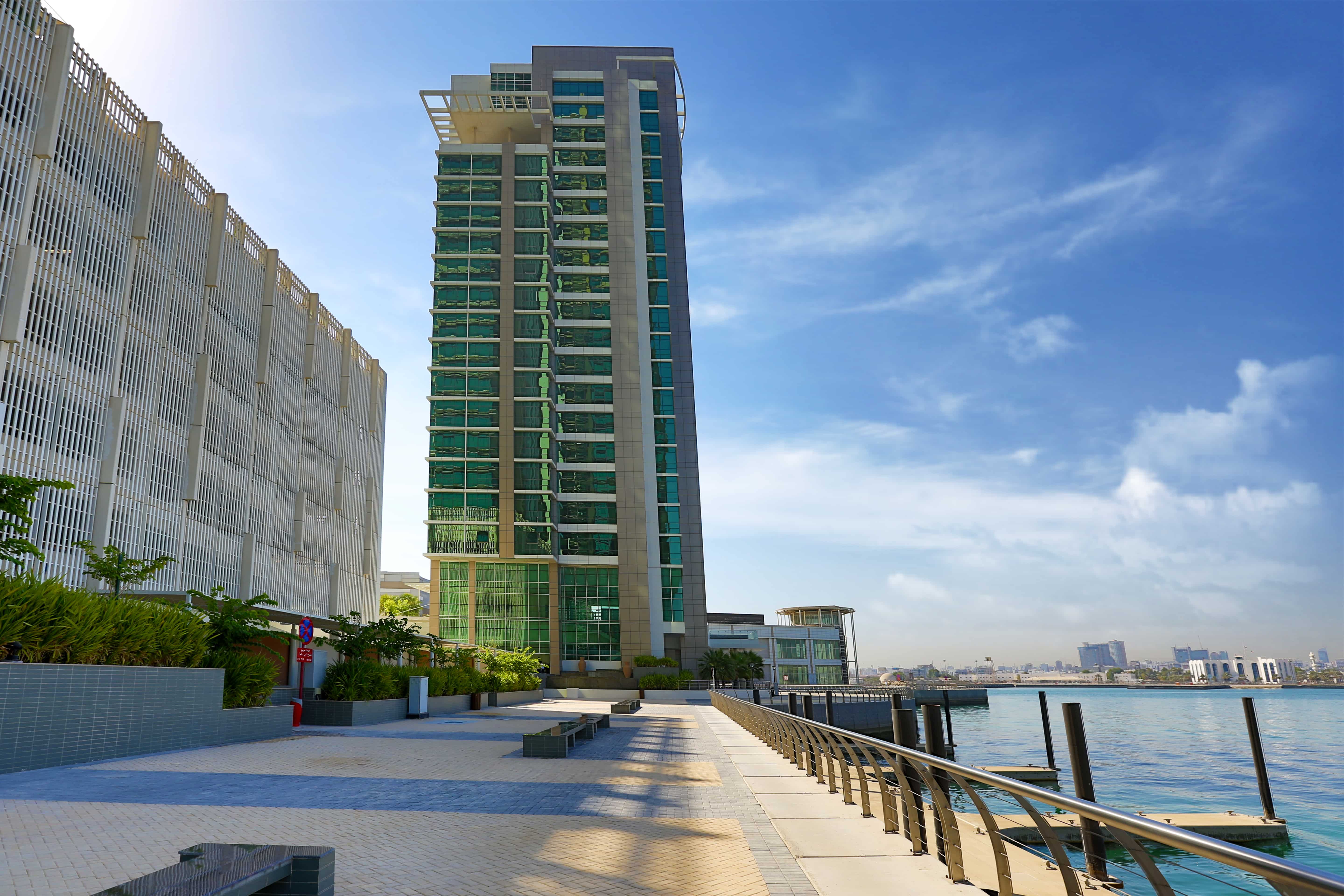 Waterfront lifestyle at Ocean Terrace Tower Marina Square with sea and skyline views.